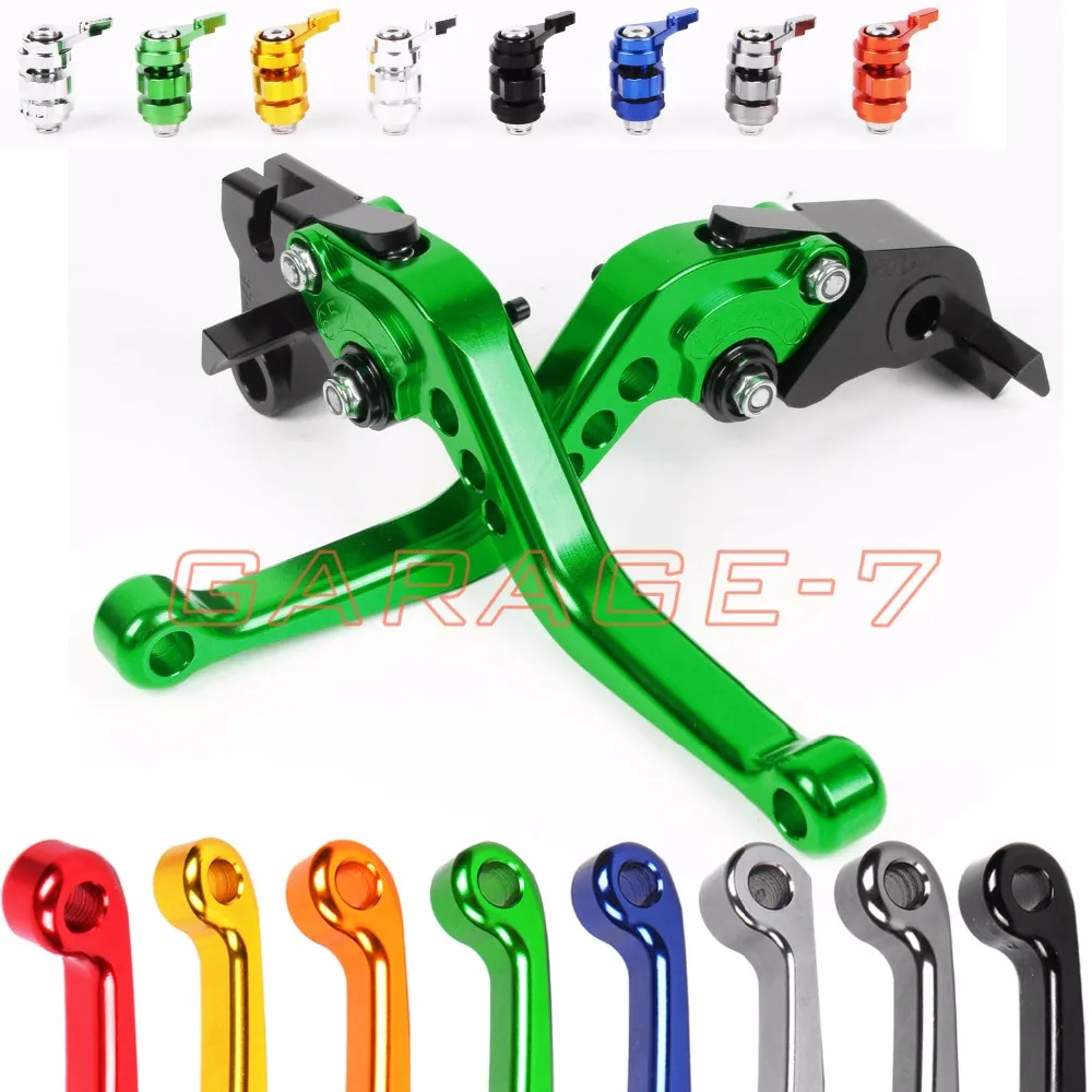 10 видов цветов для Kawasaki Z750 ZXR400 KLE500 ZX6R VERSYS 650cc ZZR1100 W800 SE Zephyr 550 CNC короткие/длинные