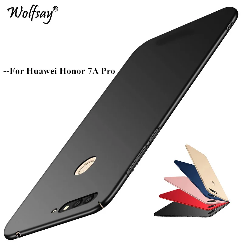 Чехол для ПК Huawei Honor 7A Pro чехол 7 A Silm роскошный гладкий телефона чехлы Y6 2018 |
