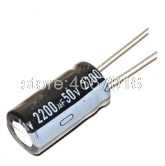 10PCS 50V2200UF 16*25mm 2200UF 50V 16x25mm Aluminum Electrolytic Capacitor DIP | Обустройство дома