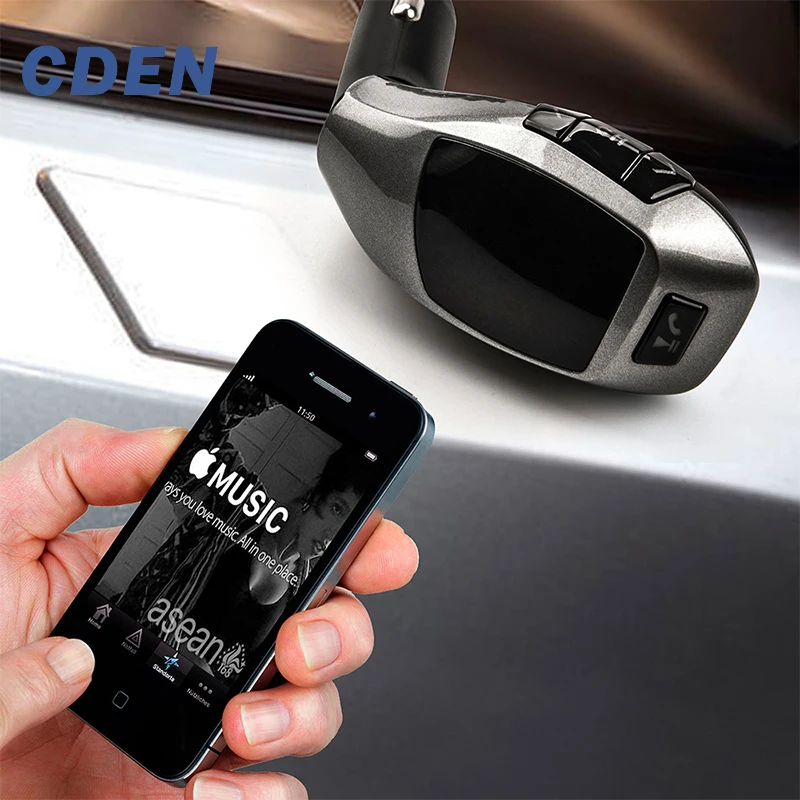 Автомобильный беспроводной FM передатчик с Bluetooth MP3 радио адаптер плеер