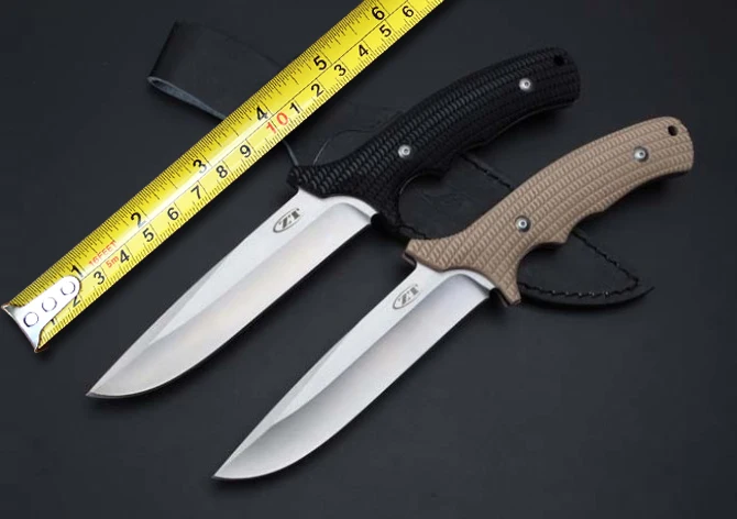 

2 Options ZT 0170 Hunting Fixed Knife 9Cr18Mov Blade G10 Handle Camping Knife Survival Knife Outdoor Rescue Tools