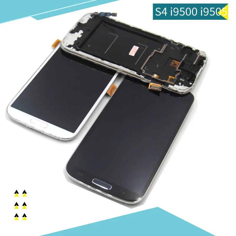 ЖК дисплей для samsung Galaxy S4 GT I9505 I9500 сенсорный экран дигитайзер сборка запасные