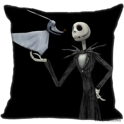 Best Custom Jack_Skellington(1)@ 1 Наволочка на подушку, спальня домашний квадратный наволочка на молнии(одна сторона)#190404-01-215 - Цвет: Pillowcase