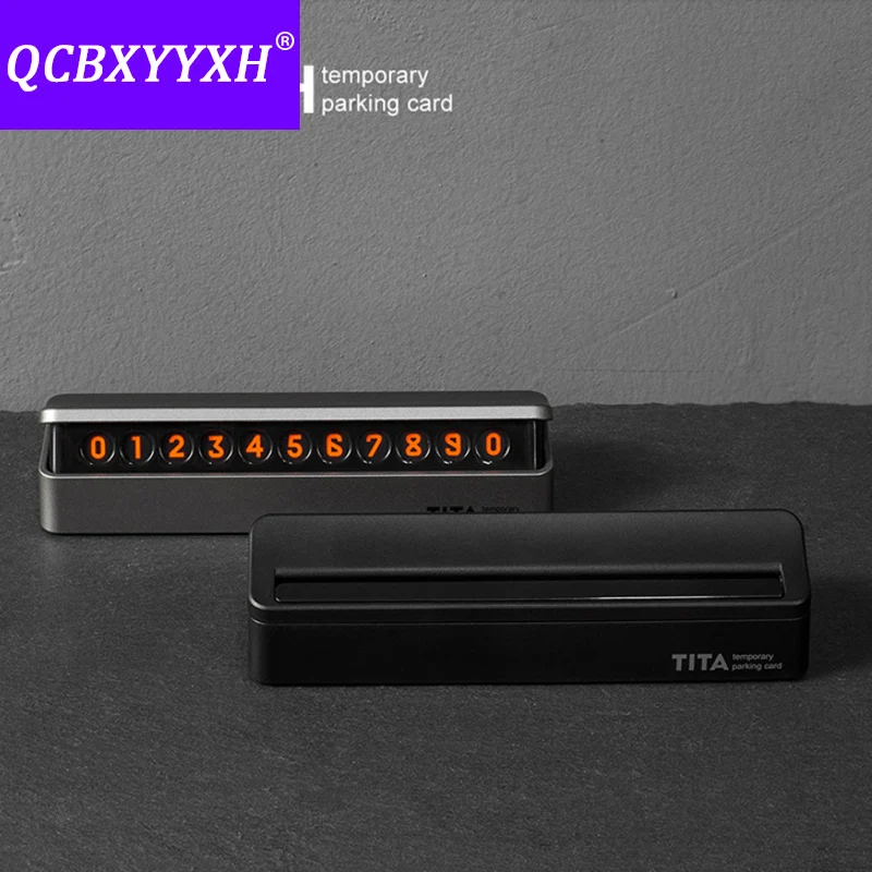 Скрытая парковочная карта QCBXYYXH для Hyundai Nissan Mazda Audi BMW Citroen Jeep с номером телефона |