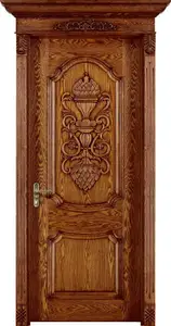 Exterior and Interior Solid Wood Door Interior Doors with Glass PVC Interior Doors