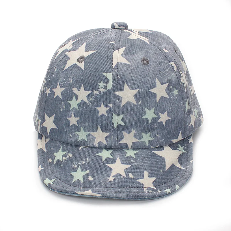 Star Baby Caps Cotton Boys Girls Caps Retro Baseball Sun Cap Baby Spring Summer Hats For Boy Girls Baby Photography Accessories (6)