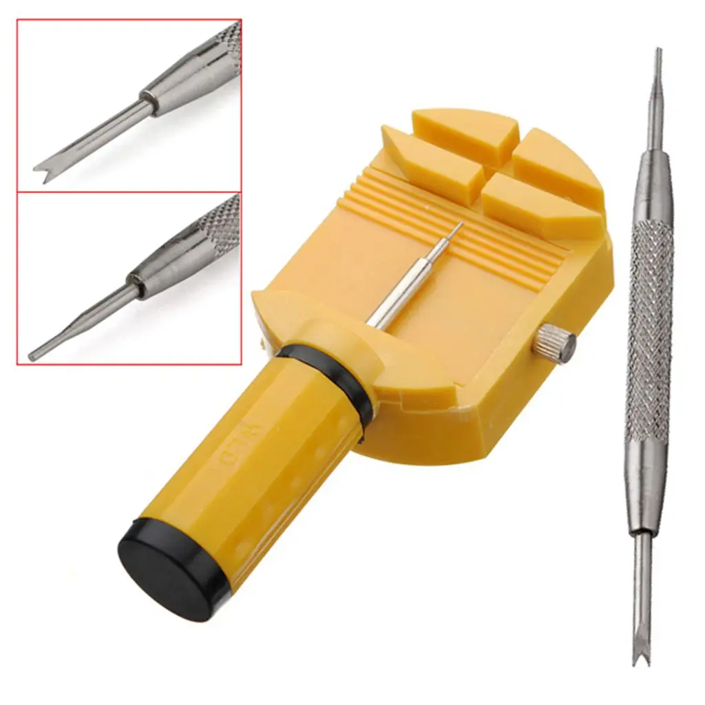

XNEMON 2pcs Hot Selling Durable Watch for Band Strap Spring Bar Pin Link Repair Adjust Remover Tool Stainless Steel