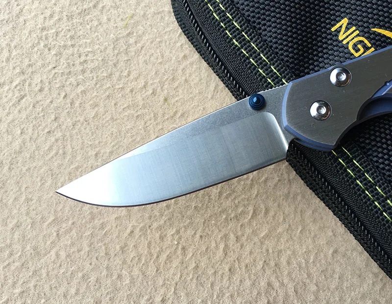 NIGHTHAWK small sebenza 21 Новинка D2 лезвие титановая ручка Походный складной нож утилита