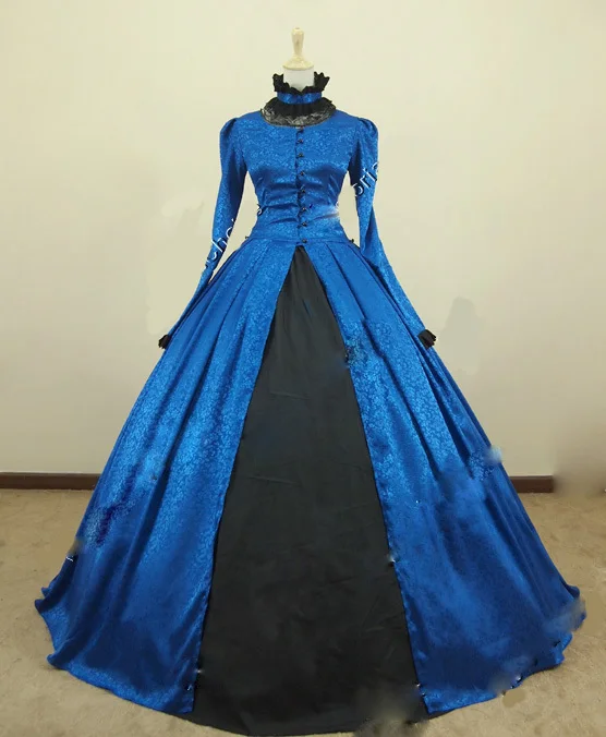 Popular Blue Victorian DressBuy Cheap Blue Victorian Dress lots from