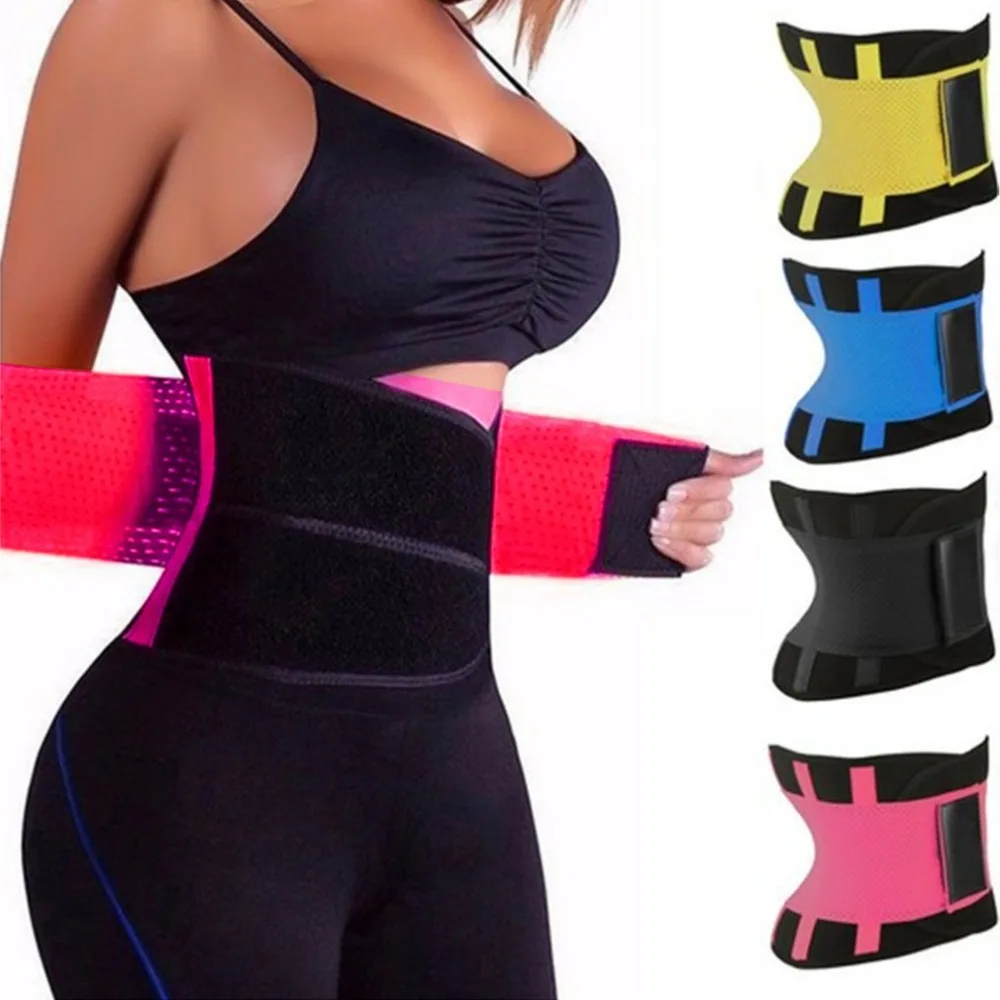 HOT SALE Adjustable Elstiac Waist Belt Lumbar Back Support Exercise
