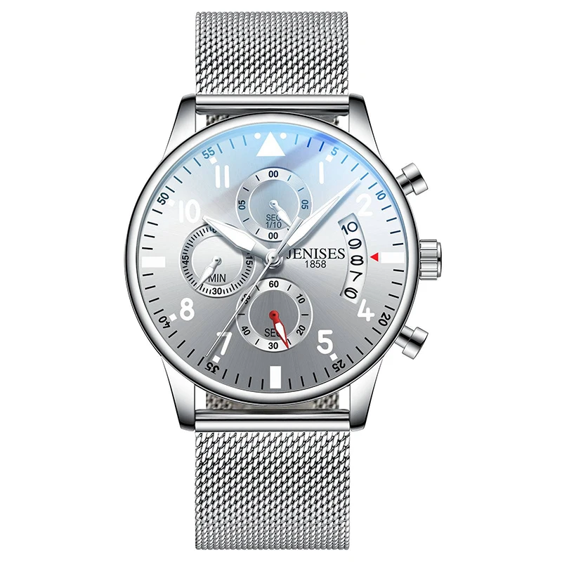 Мужские часы от ведущего бренда, роскошные мужские наручные часы, модные спортивные кварцевые часы, мужские военные водонепроницаемые часы с хронографом, relojes - Цвет: G813-SWSW