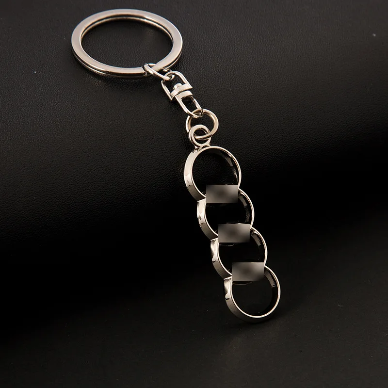 

New car accessories car key chain Audi car key chain wholesale metal key chain car decoration supplies custom