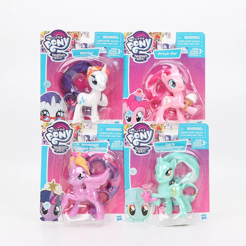 Игрушки My Little Pony Friendship is Magic Pinkie Pie Rarity Cadance Lyra Heartstrings ПВХ фигурка Коллекционная