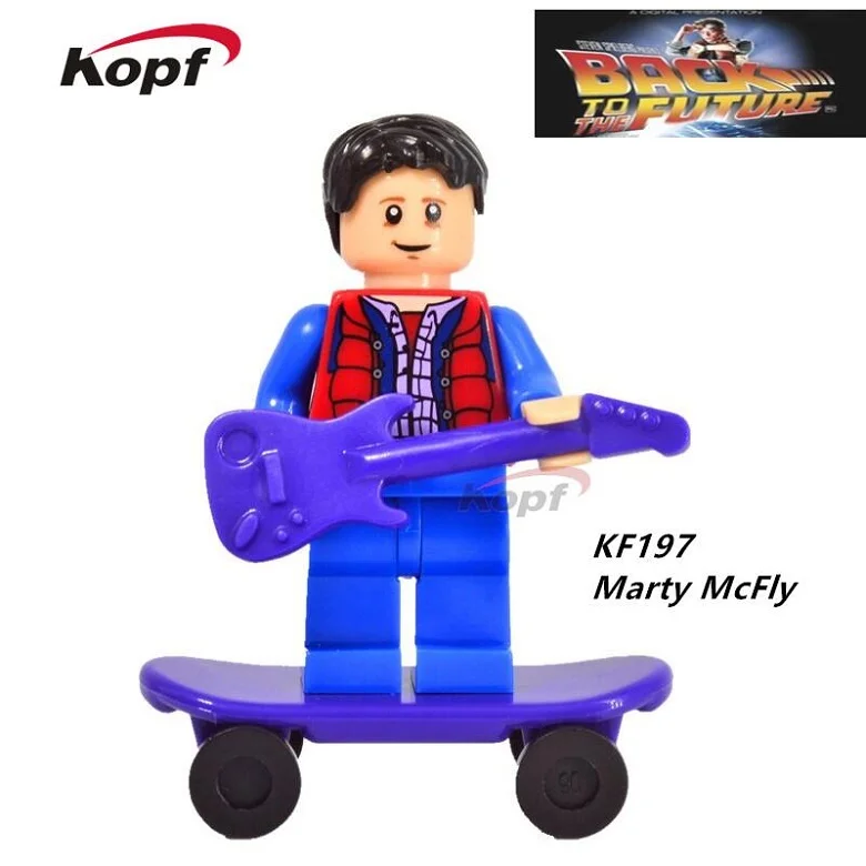 

50Pcs KF197 Back to the Future Figures Super Heroes Marty McFly Doc Brown 71201 Building Blocks Best Education Toys for children