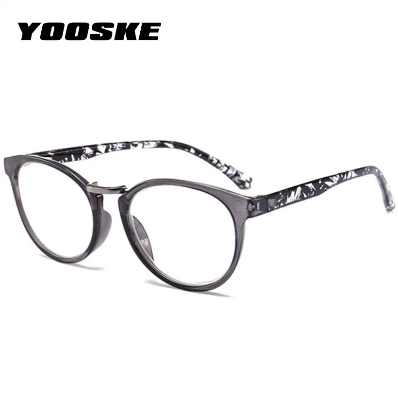 

YOOSKE Women Cat Eye Reading Glasses Vintage Presbyopia Eyeglasses Fashion Flower Print Diopter +1.5 +.2.0+2.5+3.0 +3.5 +4.0