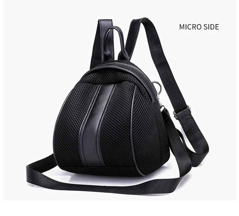 Наплечный ремень мини-рюкзак женская Высококачественная дышащая сетчатая сумка для женщин маленький рюкзак для отдыха тип оболочки mochila XA475H