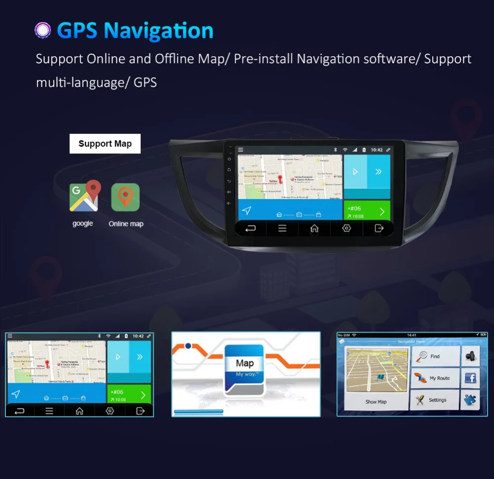 Top Bosion Android 8.1 Radio Multimedia Player Car DVD GPS Navigation For HONDA CRV 2012-2015 Autoradio WIFI with free camera 13