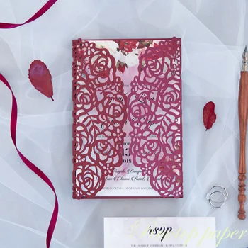 

New arrival bride and groom laser cut luxury wedding cards,thanksgiving card,christmas cards