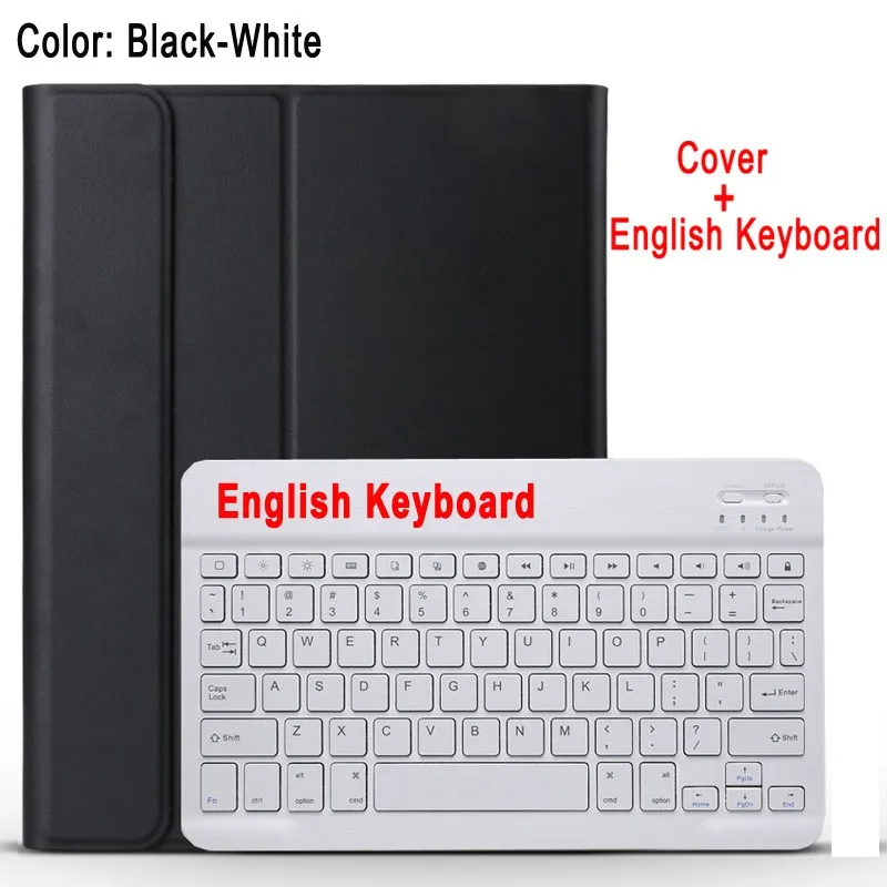 Держатель для карандашей клавиатура чехол для Apple iPad 9,7 6 6th поколения 5 5th Air 1/Air 2/Pro 9,7 A1893 A1954 A1822 A1823 A1566 - Цвет: English Keyboard