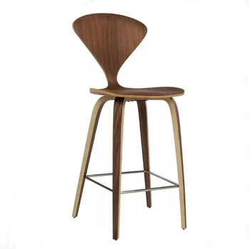 

2 pieces for a lot High Plywood Bar Chair Living Room Leisure Dining Chair