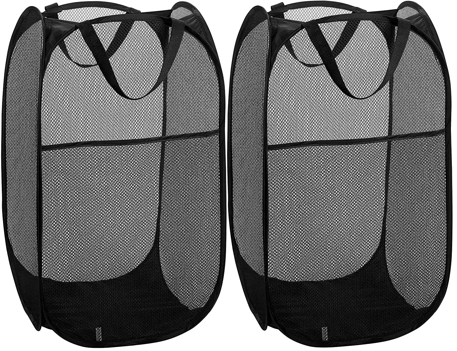 

Mesh Pop-up Laundry Basket Portable and Durable Handle Foldable Storage Easy To Fit Children's Room University Dormitory Travel