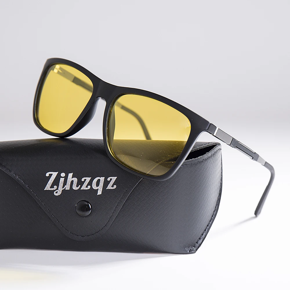 ZJHZQZ Brand Night Vision Sunglasses Visual Protection Retro Sunglasses