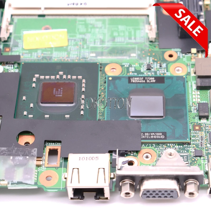NOKOTION FRU 42W7770 48.4B401.011 материнская плата для lenovo X61 Материнская плата ноутбука T7300 2,0 ГГц процессор DDR2