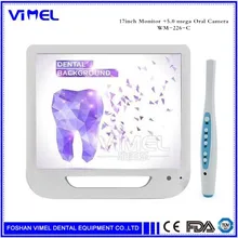 Все в одном полости рта Камера Системы 300 мега пикселей 17 дюймов ЖК-дисплей для контроля уровня сахара в крови с usb стоматологический эндоскоп с ЖК-дисплей держатель