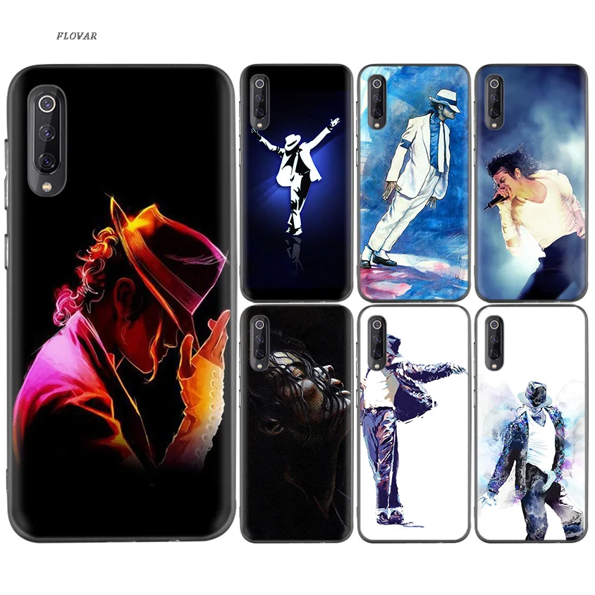 

Michael Jackson MJ Black Soft Case For Xiaomi 9 8 A2 lite A1 Play Pocophone F1 Xiomi Redmi Y3 Note 7 6 5 Pro 5Plus Cover Coque