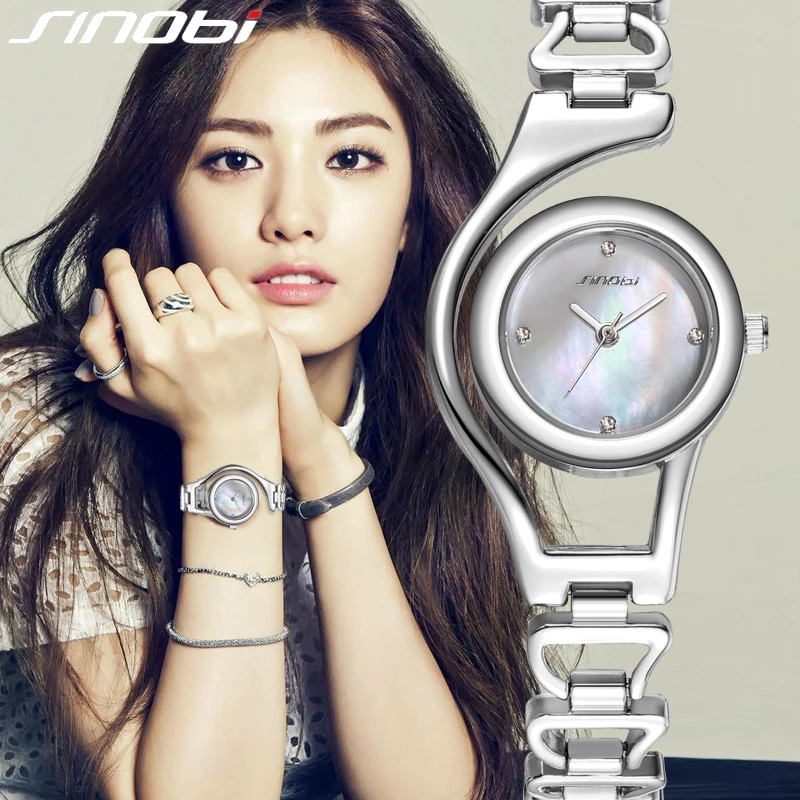Prix pour SINOBI New Casual Bracelet À Quartz Montre Femmes De Luxe Marque en acier Inoxydable Montre-Bracelet de Dames Horloge femelle Rose Or/Argent Prix pour SINOBI New Casual Bracelet À Quartz Montre Femmes De Luxe Marque en acier Inoxydable Montre-Bracelet de Dames Horloge femelle Rose Or/Argent