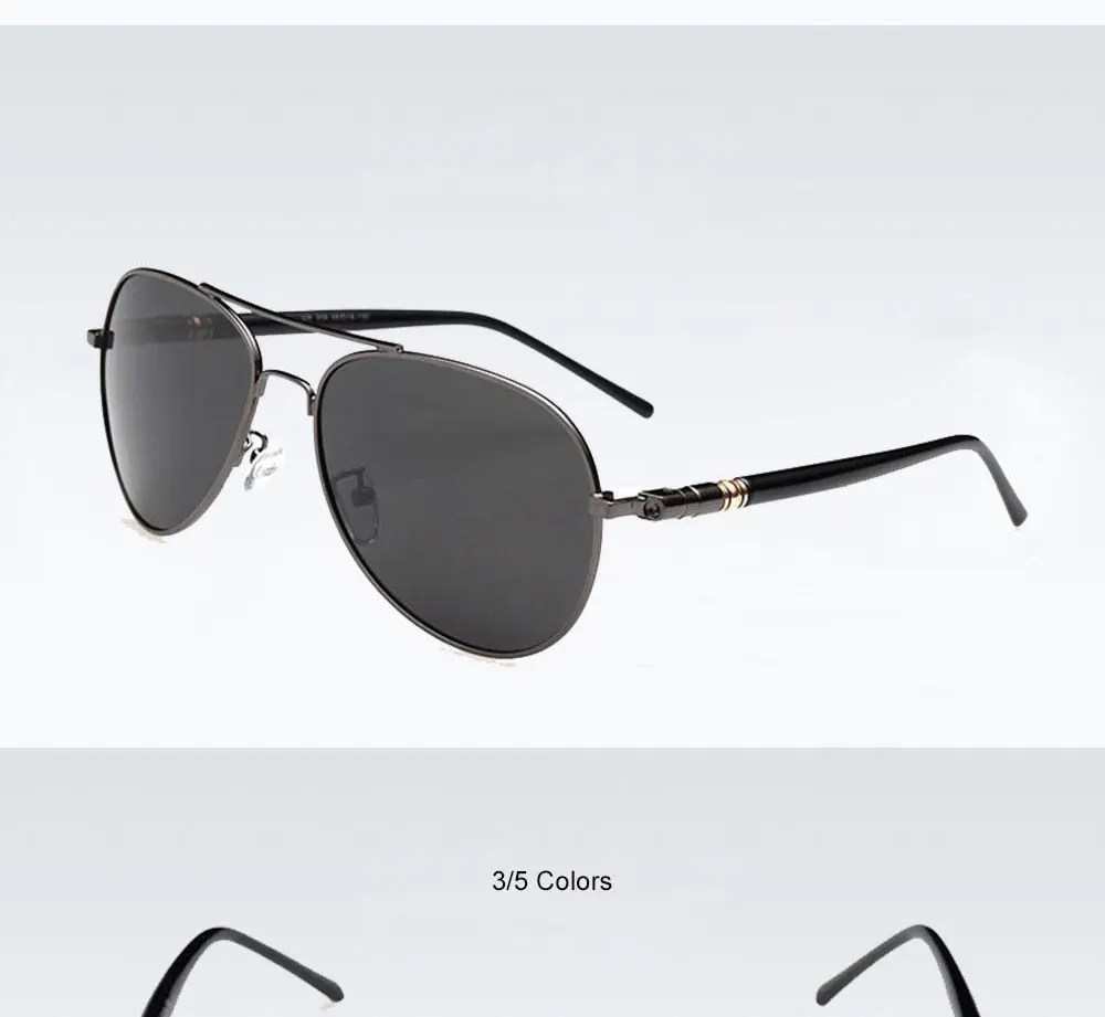 VEGA Eyewear Classic Aviation Sunglasses Polarized Authentic Navy Air Force Sunglasses Me ( (7)
