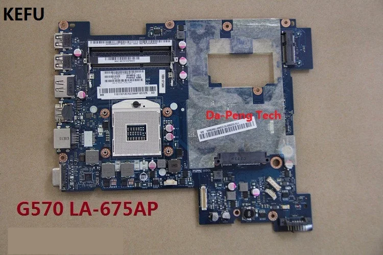 KEFU mainboard For Lenovo G570 motherboard LA-675AP Mainboard with the HD interface Tested 60 days warranty | Компьютеры и офис