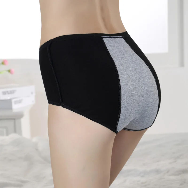 

Women Physiological Pants Leak Proof Menstrual Period Panties Mid Waist Underwear Healthy Cotton Seamless Women Briefs 1pcs