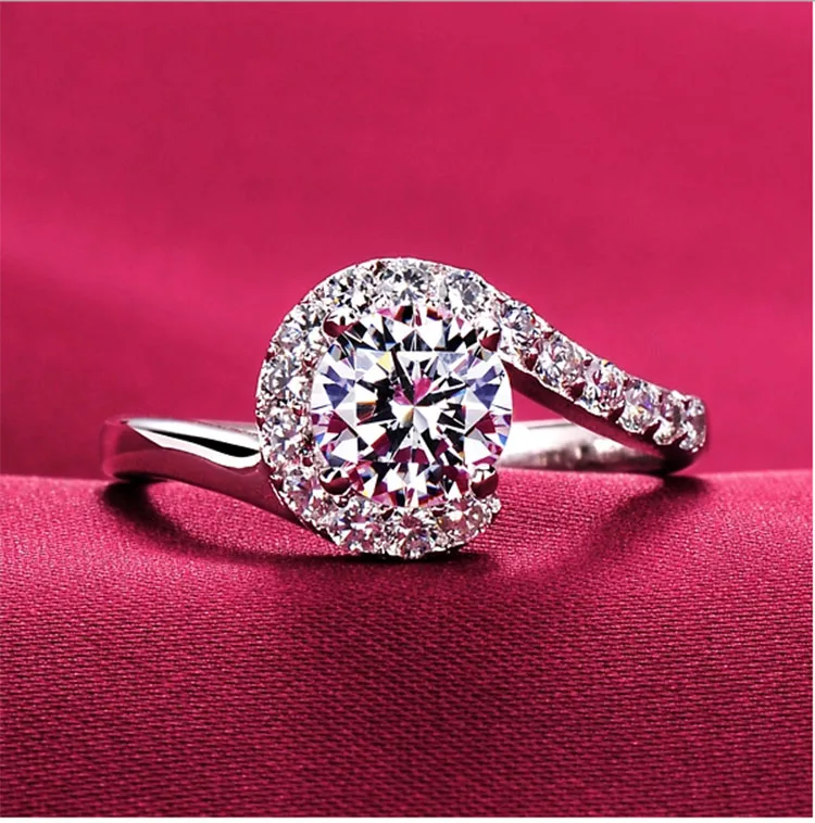 Женское Обручальное кольцо с фианитом 7 мм|wedding rings for women|wedding ringsrings women |