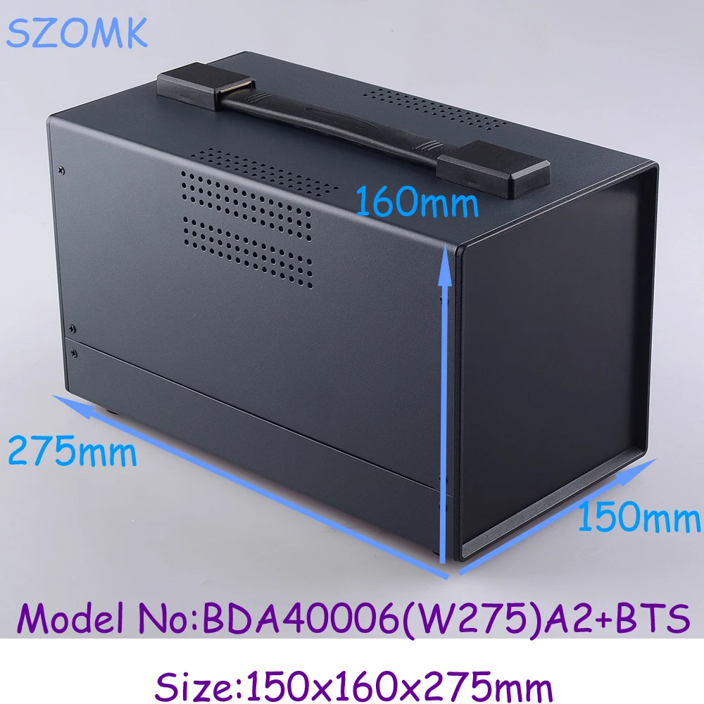

(1 )150x160x275 mm instrument enclosure electronic steel iron box iron project box enclosures for electronics metal junction