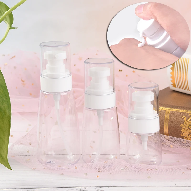 New 30ml-100ml Plastic Portable Spray Bottle Empty Perfume Bottles Refillable Mist Pump Perfume Atomizer Travel Accessories