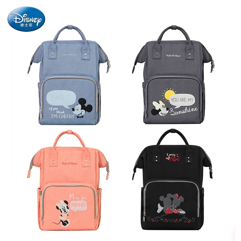 

Disney Nursing Bag Mummy Maternity Nappy Brand Large Capacity Baby Bag Travel Backpack Designer Nursing Bag for Baby Care Minnie