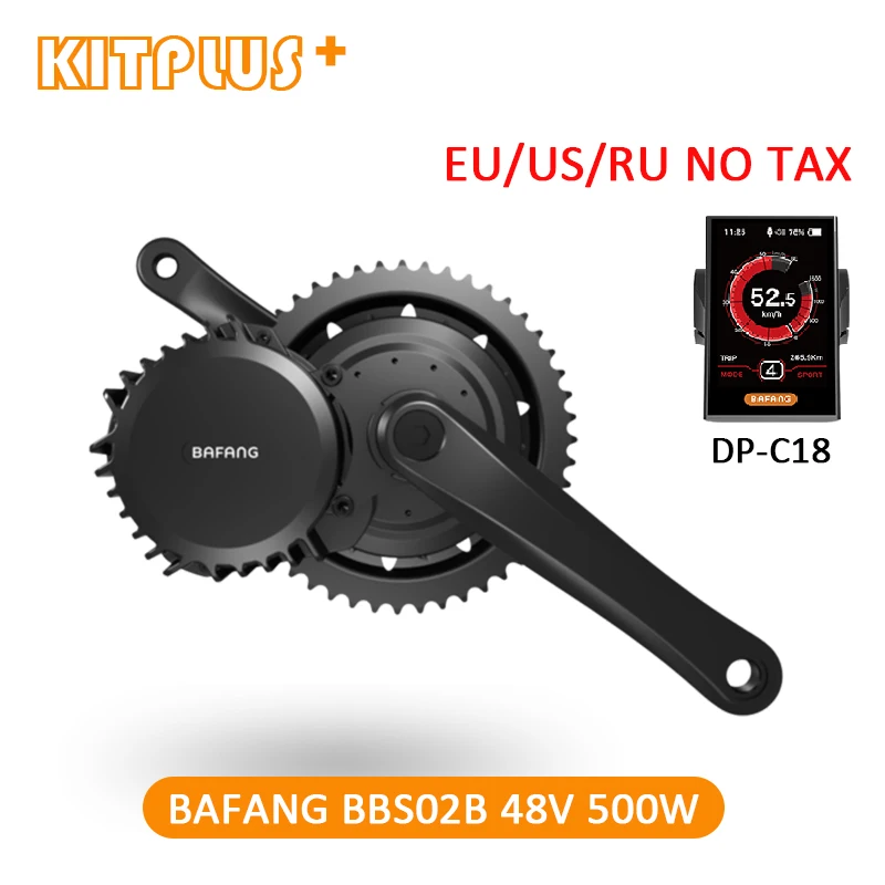 

Bafang 500W 48V 8Fun BBS02 Mid Drive Electric Motor Ebike Kit Bike Conversion Kit Chain Motor ebbs02 Bafang Electric Cycle Kit