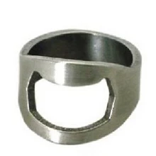 Низкая цена Нержавеющая сталь металлический пальца кольцо пива открывалка для бутылок Бар Паб инструмент Лидер продаж-металл открывалка для бутылок FH180024