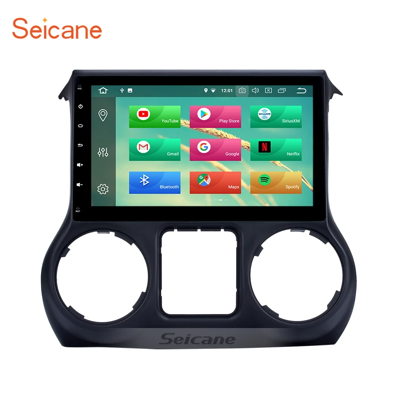 

Seicane 10.1" Octa-core Android 8.0/8.1 Car Radio Stereo GPS Multimedia Player For 2011 2012 2013 2014 2015 2016 JEEP Wrangler