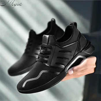 

Mhysa 2019 New Arrival hot sale Mesh Men Casual Shoes Lace-up Men Shoes Lightweight Comfortable Breathable Sneakers M62