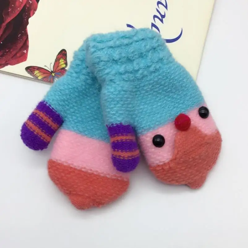 Baby Gloves Mittens 5 моделей детские перчатки малышей Infantil утолщаются мультфильма для мальчиков и девочек теплые хлопковые Зимние перчатки варежки аксессуары для малышей - Цвет: Baby Gloves Mittens