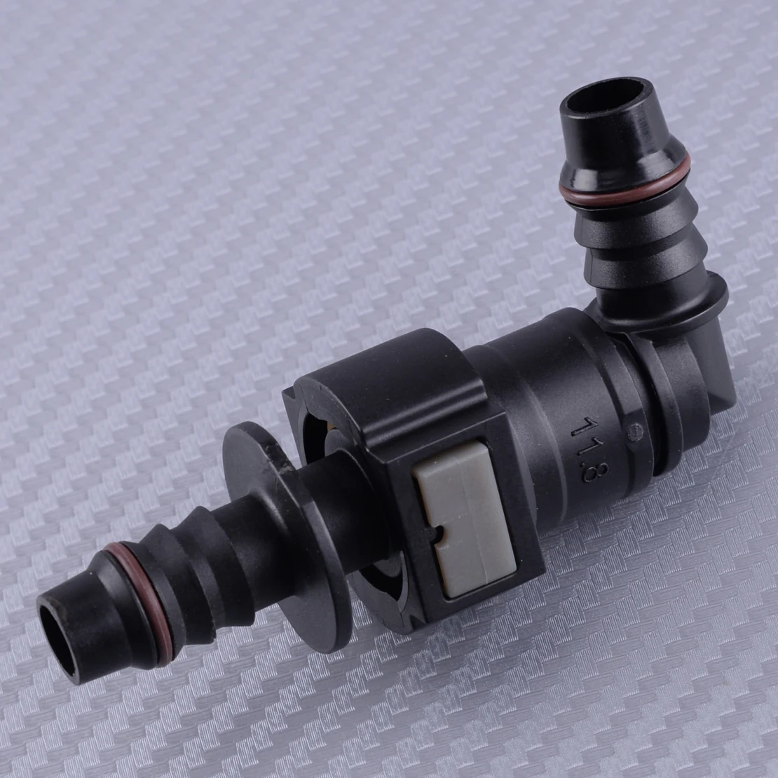 DWCX мужской 11 8 мм SAE и женский 3/8 &quot10 колено быстроразъемный разъем для нейлона