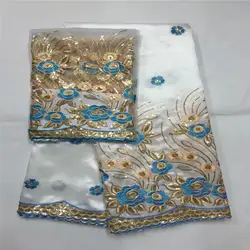 Африканский Джордж кружевной ткани 5 + 2 ярдов наборы для вечернего платья дизайн нигерийский гипюр с вышивкой великолепный кружевной