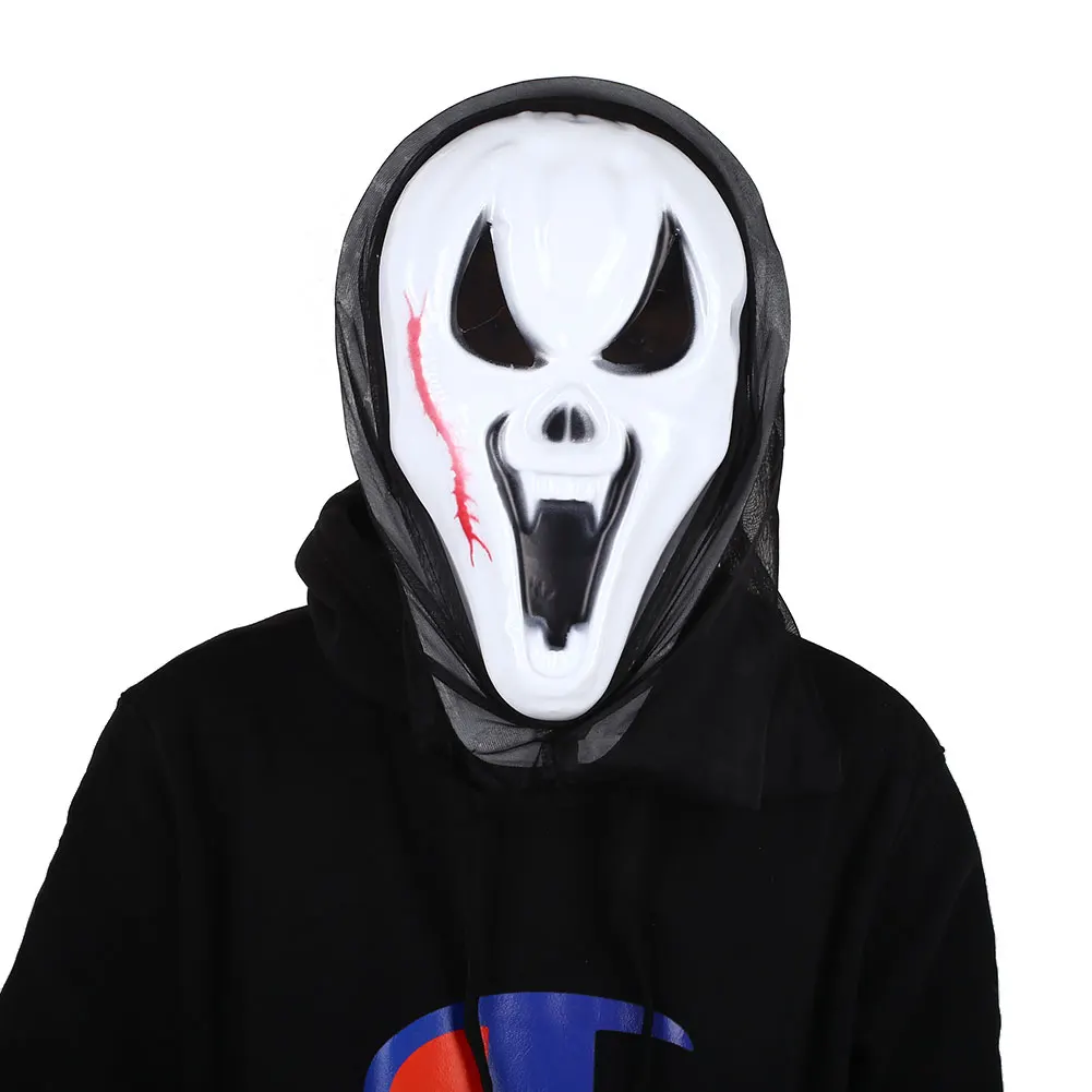 Костюм для хеллоуина Bloody Face маска ужаса нарядное платье на маскарад
