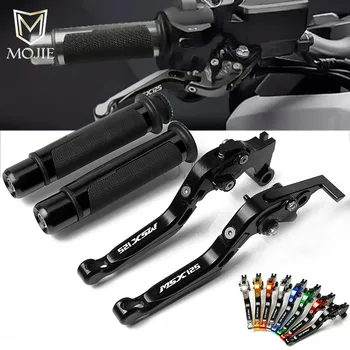

For Honda MSX125 MSX 125 2014-2017 2015 2016 Motorcycle CNC Adjustable Foldable Extending Brake Clutch Lever Handle Grips Set