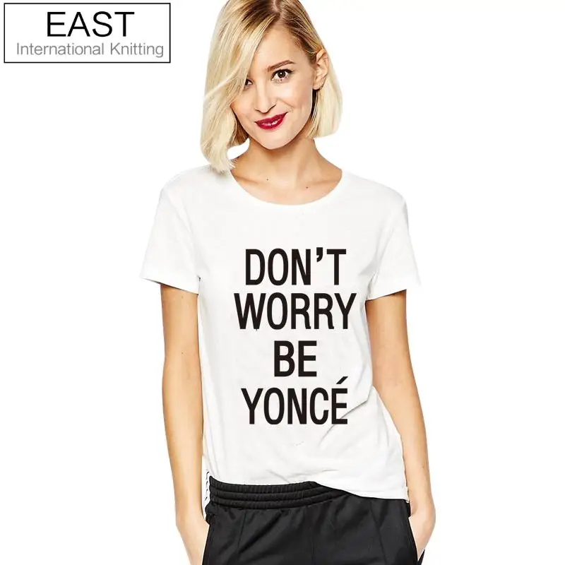 

New Fashion Women Blusa Beyonce Print Short Sleeve T Shirt Female Casual Plus Size Camisetas Mujer
