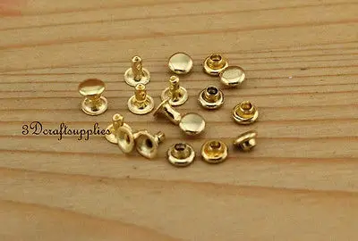 rivets leather rivet bag clothing shoes studs flat 50 sets