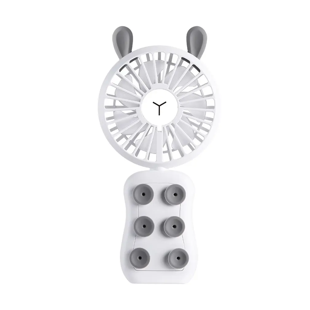 

air conditioning cartoon animal Handheld small electric fan mini rechargeable portable student office desktop hand holding fan