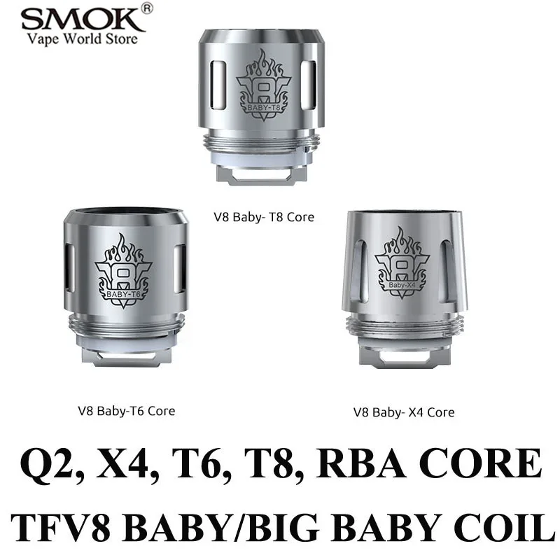 Сердечники для электронных сигарет SMOK TFV8 BABY Coil Alien AL85 G150 Gx2/4 G320 Core G-priv T Priv Stick V8 Big S002